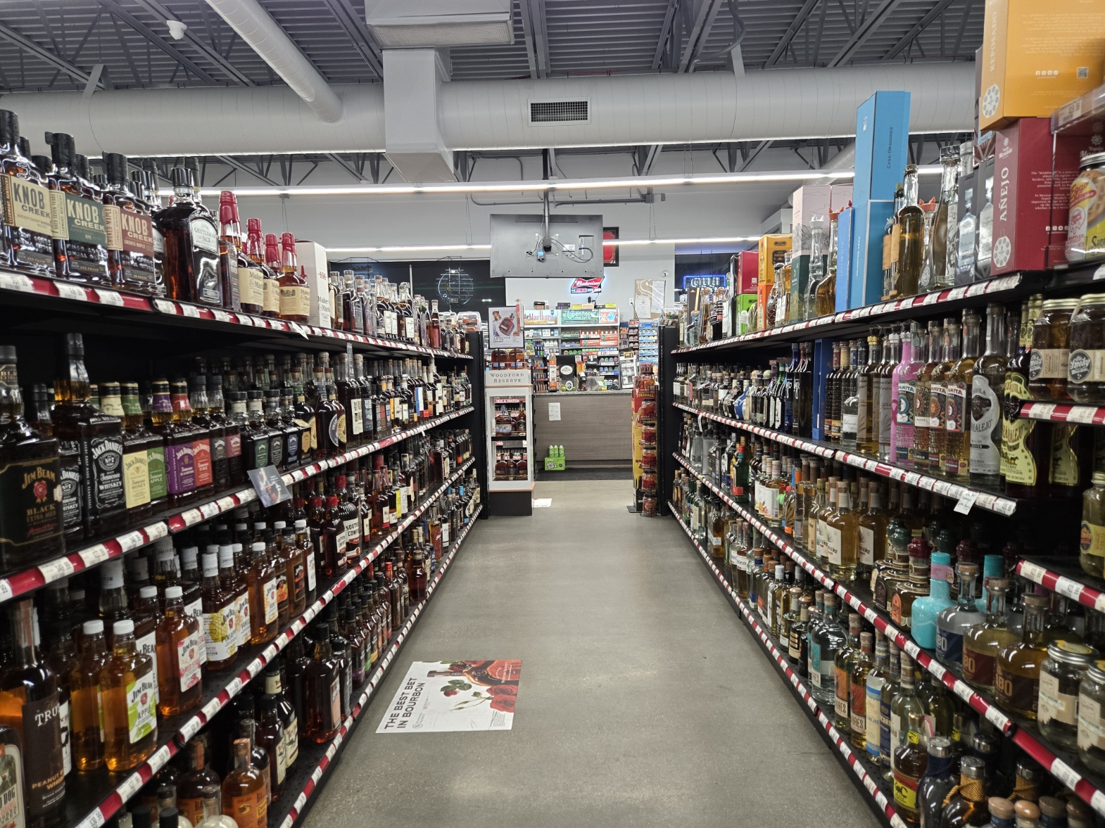 Rare bourbon selection at Five Star Liquor